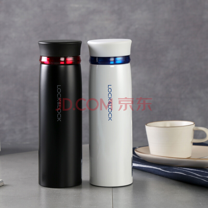 乐扣乐扣 locklock 菲特旋转盖轻量杯 保温杯 学生杯商务杯 情侣杯 两