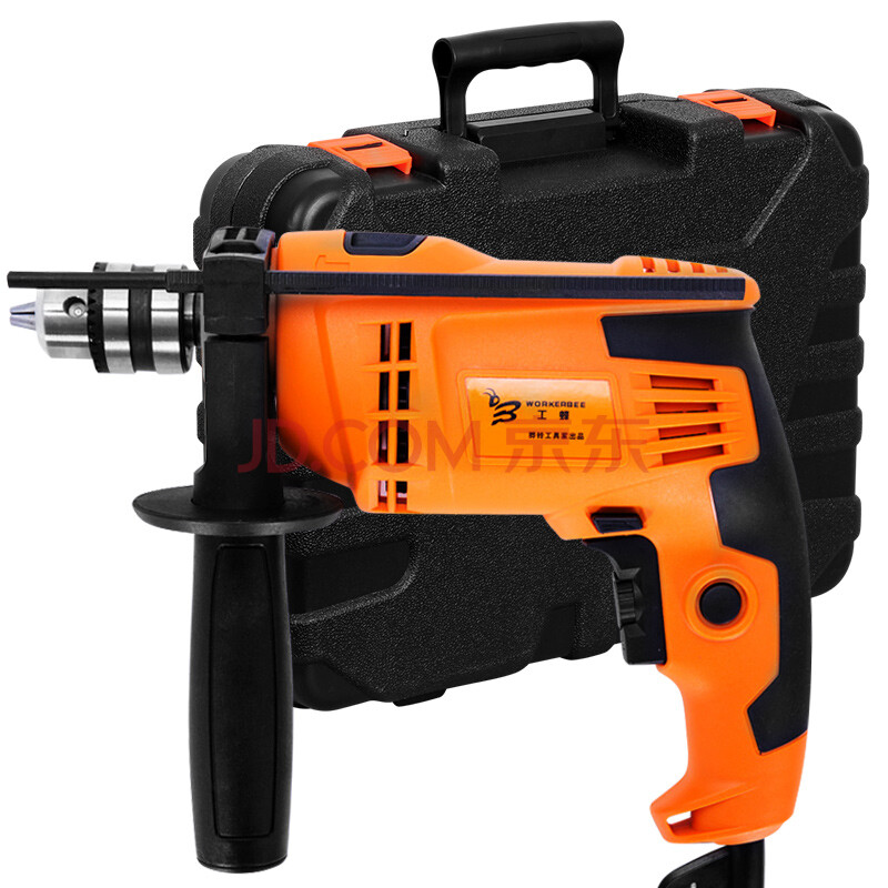 工蜂(workerbee)gi550 re plus 家用电动工具手电钻冲击钻 手动工具