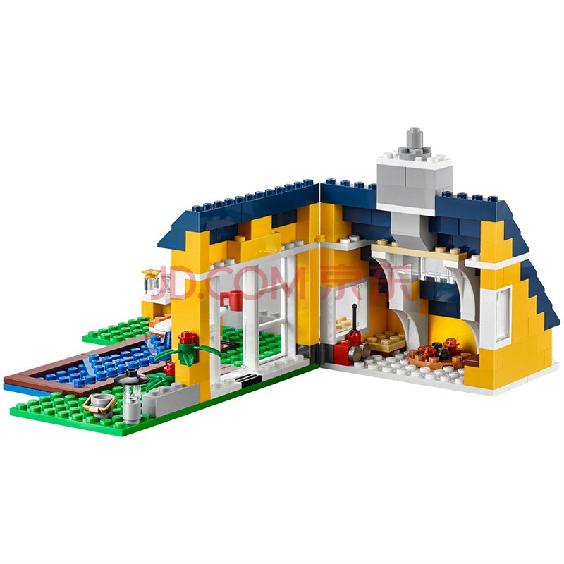 乐高(lego) lego creator 创意百变房屋系列 海滩小屋 31035 积木儿童