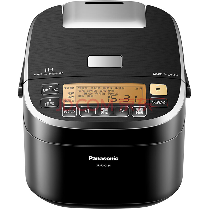 松下(panasonic)sr-pxc184 金粉涂料钻石内胆5段ih进口电饭煲 含可变