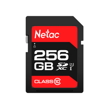 朗科（Netac）256GB SD存储卡 U1 C10 读速高达80MB/s 高速连拍 全高清视频录制 单反数码相机&摄像机内存卡