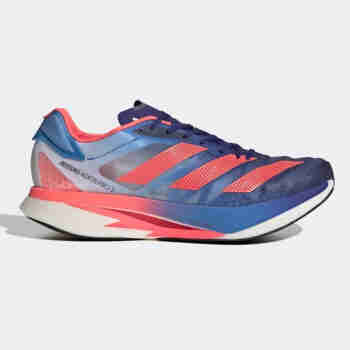 阿迪达斯 （adidas）Adidas ADIZERO ADIOS PRO 2.0 高弹缓震男士碳板跑步鞋休闲运动 蓝红 GX3117 标准42/US8.5