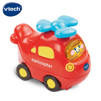 伟易达（VTech）神奇轨道车直升机 男孩玩具声光音乐宝宝手推滑行小车1-5岁儿童礼物