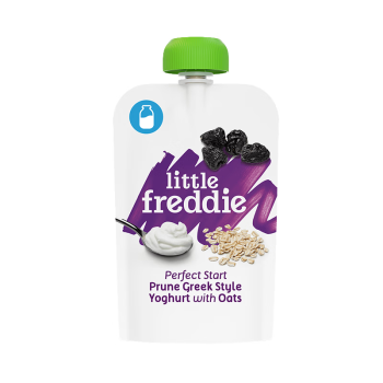 小皮（Little Freddie）西梅酸奶果泥 欧洲原装进口常温儿童酸奶水果泥100g*1袋