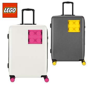LEGOLEGO乐高拉杆箱28英寸行李箱万向轮ins旅行硬箱成人轻米白 20152