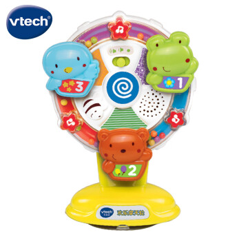 伟易达（Vtech）婴儿玩具 欢乐摩天轮 中英双语启蒙 安抚哄喂6-18月宝宝周岁礼物