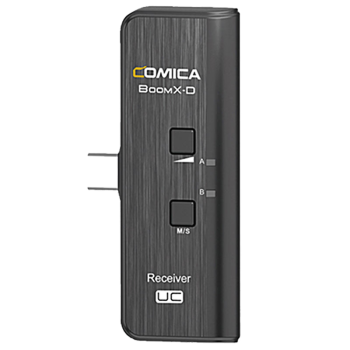 科唛（COMICA）BoomX-UC1无线麦克风短视频直播麦克风领夹式专收音话筒手机直播 安卓话筒一拖一(TYPE-C接口)