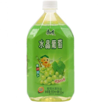 康师傅水晶葡萄 1l*6瓶 冰红茶茉莉茶水晶葡萄大瓶果味茶饮料整箱