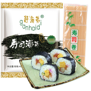 赶海弟 寿司海苔40g 日式调味 紫菜包饭寿司工具食材