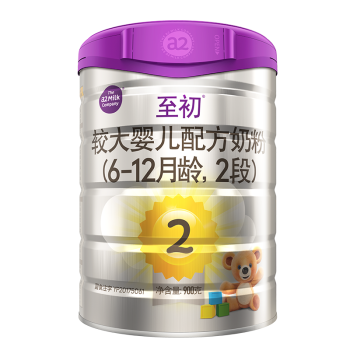 a2至初 2段奶粉 较大婴儿配方奶粉（6-12月龄）900g 新西兰进口