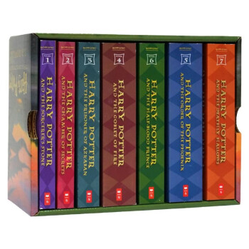英文原版 哈利波特全集1-7册 美版 Harry Potter 1-7 外国经典文学名著小说  JK罗琳