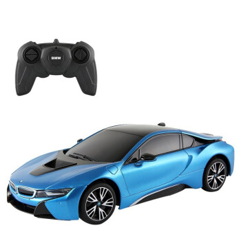 星辉(Rastar) 遥控车 1:18宝马i8可遥控跑车男孩儿童玩具车模型 59200 蓝色