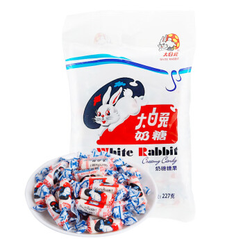 大白兔 经典原味奶糖 227g/袋 上海特产休闲零食伴手礼婚庆喜糖果
