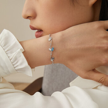 卡蒂罗（KADER）925银手链女韩版女士学生首饰生日礼物送女友送老婆