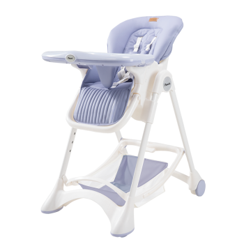 Pouch帛琦 宝宝餐椅 K05plus 便携可折叠婴儿餐桌椅 幻紫暗香 6-36个月