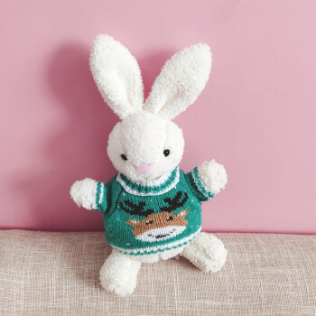 小白兔玩偶公仔ins网红兔子毛绒玩具可爱超萌少女心布