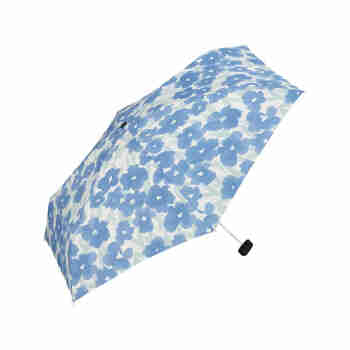 WPC日本品牌防UV紫外线五折遮阳伞小巧时尚折叠 精致便携晴雨两用伞 橙色