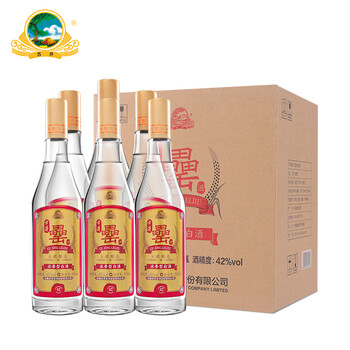 古井罍酒42度500ml*6瓶纯粮食浓香型光瓶白酒整箱装$468.