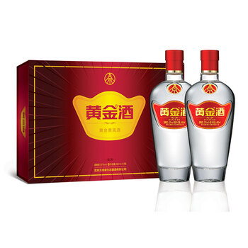 黄金酒 黄金贵宾酒 52度 480ml*2瓶 礼盒装