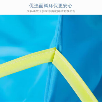 久爱久9i9 儿童理发围布罩衣宝宝理发围裙家用小孩剪发围兜1900139 蓝色