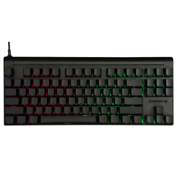 樱桃（CHERRY）MX8.0 G80-3888HXAEU-2 机械键盘 有线键盘 游戏键盘 87键RGB背光  黑色 樱桃茶轴