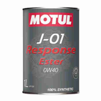 日本进口 摩特(MOTUL)全合成汽机油 J-01系列 铁罐汽机油0w40 SN级 1L