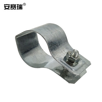 安赛瑞 镀锌接地卡(100个装)接线卡子金属通用管卡箍跨接水管管夹 dn
