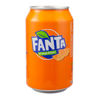 芬达fanta 橙味 汽水 碳酸饮料 330ml*6罐 六连包 可口可乐公司出品