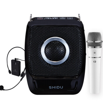 十度（ShiDu）SD-S92 多媒体无线扩音器 小蜜蜂扩音器 教学会议促销专用 25W大功率 蓝牙4.0 耳麦+手持双无线