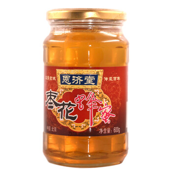 恩济堂 枣花蜂蜜600g