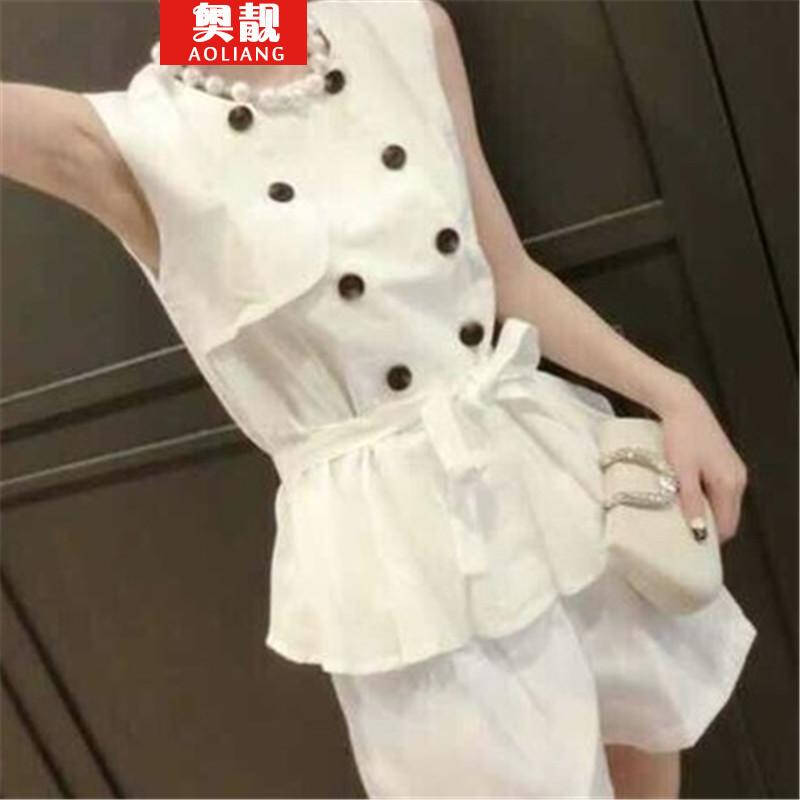 奥靓 2014套装两件套上衣西<em>短裤女秋冬 白色</em> S