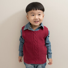 麦比的世界 <em>2014</em>秋装<em>新款</em>童装 <em>女童</em>毛衣<em>马甲</em> 儿