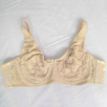十文正品女士<em>文胸</em>无钢圈大码纯棉全罩杯薄款夏