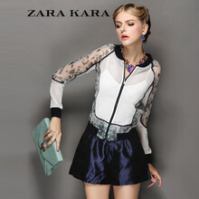 <em>zara</em> kar秋装新款2014<em>开衫</em>秋季<em>女款针织</em>衫女士