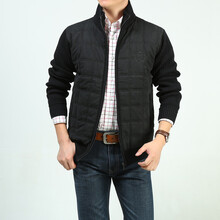 <em>吉普</em>达jeepfalow男装<em>针织</em>衫<em>秋冬装</em>男士立领开