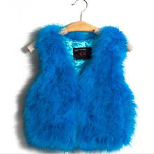 2014秋冬韩版外套鸵鸟毛<em>马甲</em>背心背心短款皮