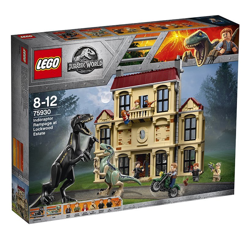 lego乐高恐龙世界jurassicworld侏罗纪公园恐龙2019新款猛兽raptor