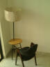 香木语 实木餐椅休闲椅咖啡椅现代简约家用布艺休闲椅子办公洽谈椅子 原木咖啡 榉木单把整装发货 实拍图