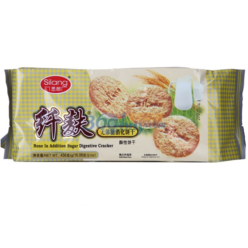 思朗纤麸无添糖消化饼干456g