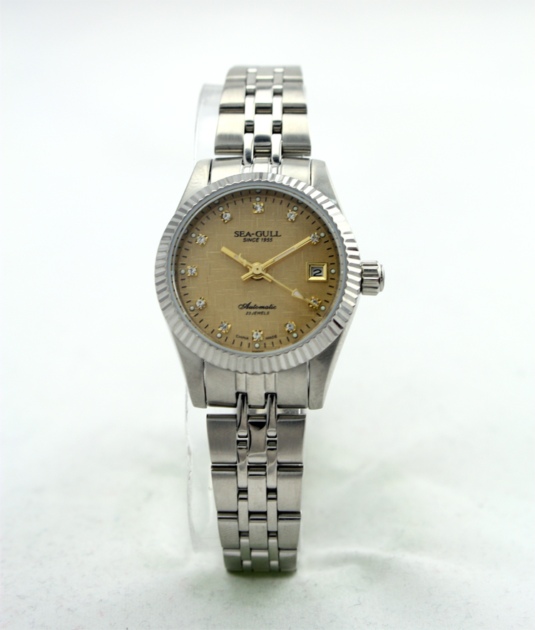 <em>海鸥表</em> SeaGull 金盘自动机械<em>女</em>表 M150SL 价