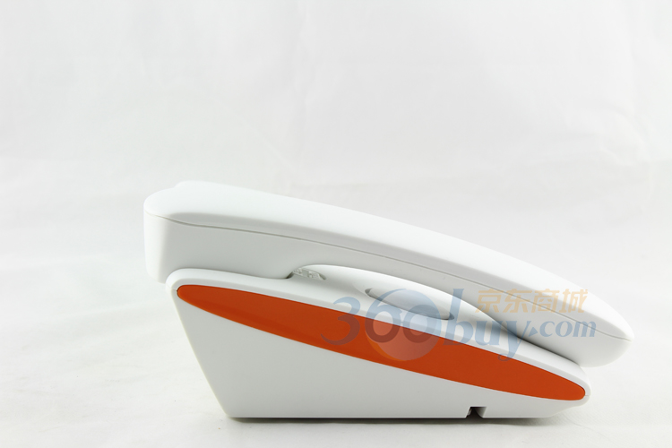 阿尔卡特（ALCATEL）T507 数字无绳电话机/子母机 白橙色