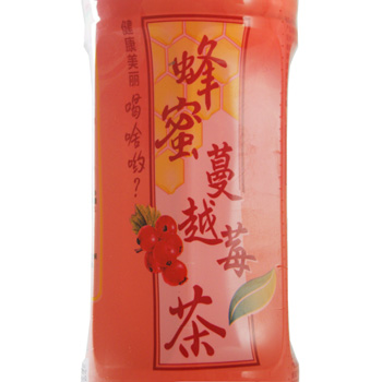 天喔茶庄 蜂蜜蔓越莓茶饮料500ml 价格\/天喔茶