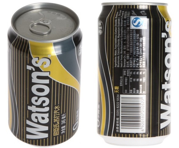 屈臣氏苏打汽水330ml 听装 价格\/屈臣氏苏打汽