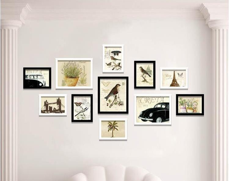 晟旎尚品 11框实木<em>组合</em>相框墙<em>照片墙 组合</em>创意