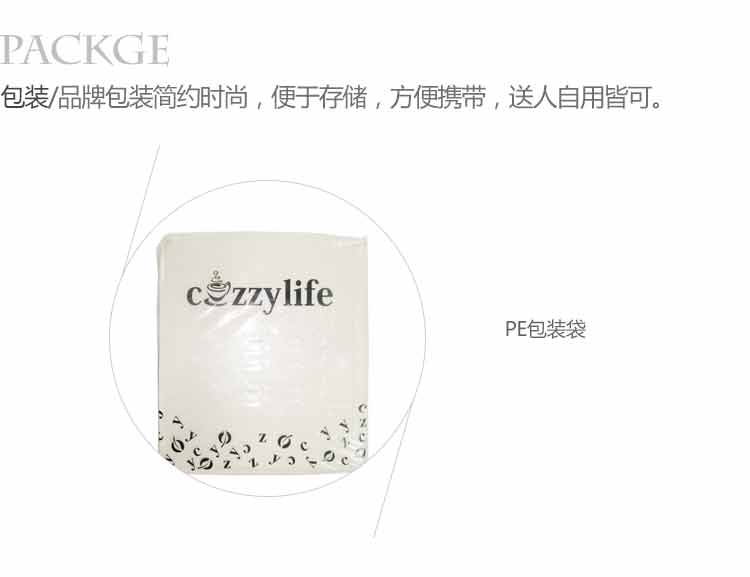 
                                        Cozzylife蔻姿 时尚田园加厚抱枕套(2只)锦茵43*43cm                