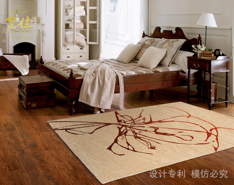 皇佳绮丽线谱02加厚客厅卧室地毯地垫80cm*150cm