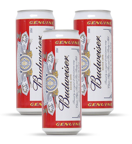 百威(budweiser)啤酒500ml 听装