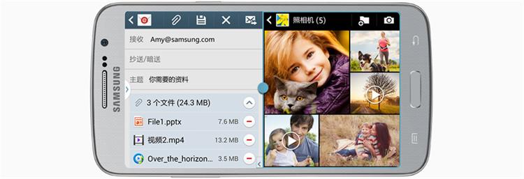 【北京移动购机赠费】三星 Galaxy Grand 2 (G7108V) 白色 移动4G手机