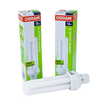
                                        欧司朗（OSRAM） 两针插拔管 13W三基色双管紧凑型节能灯管 日光色 (2只装)                