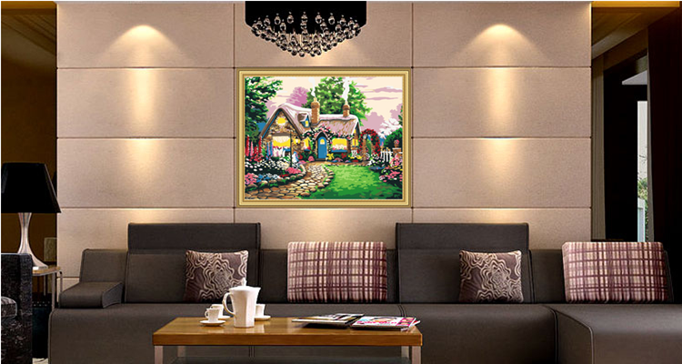 晟旎尚品 DIY数字油画童话小屋 40*50cm